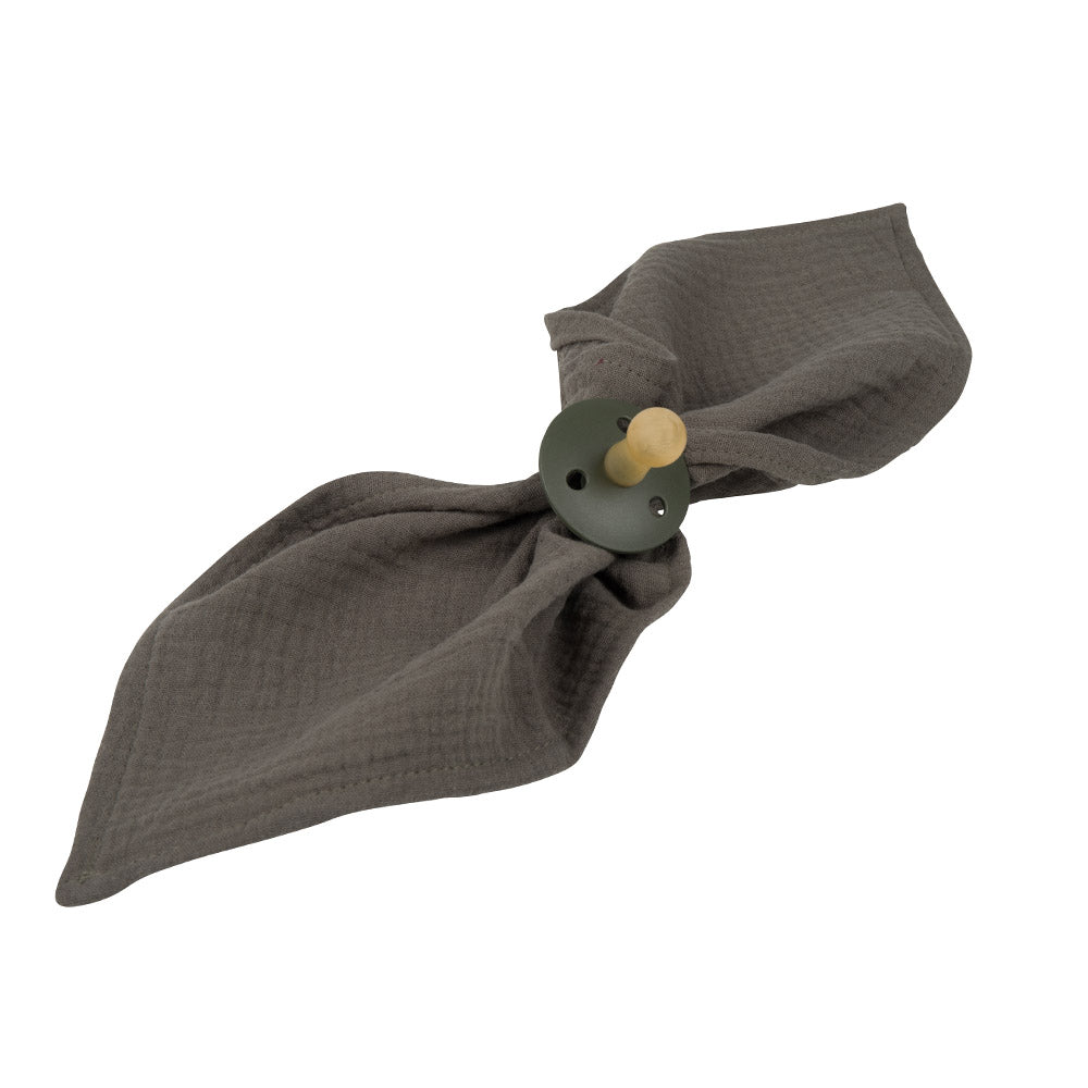 Atelier Lout | baby muslin square army green