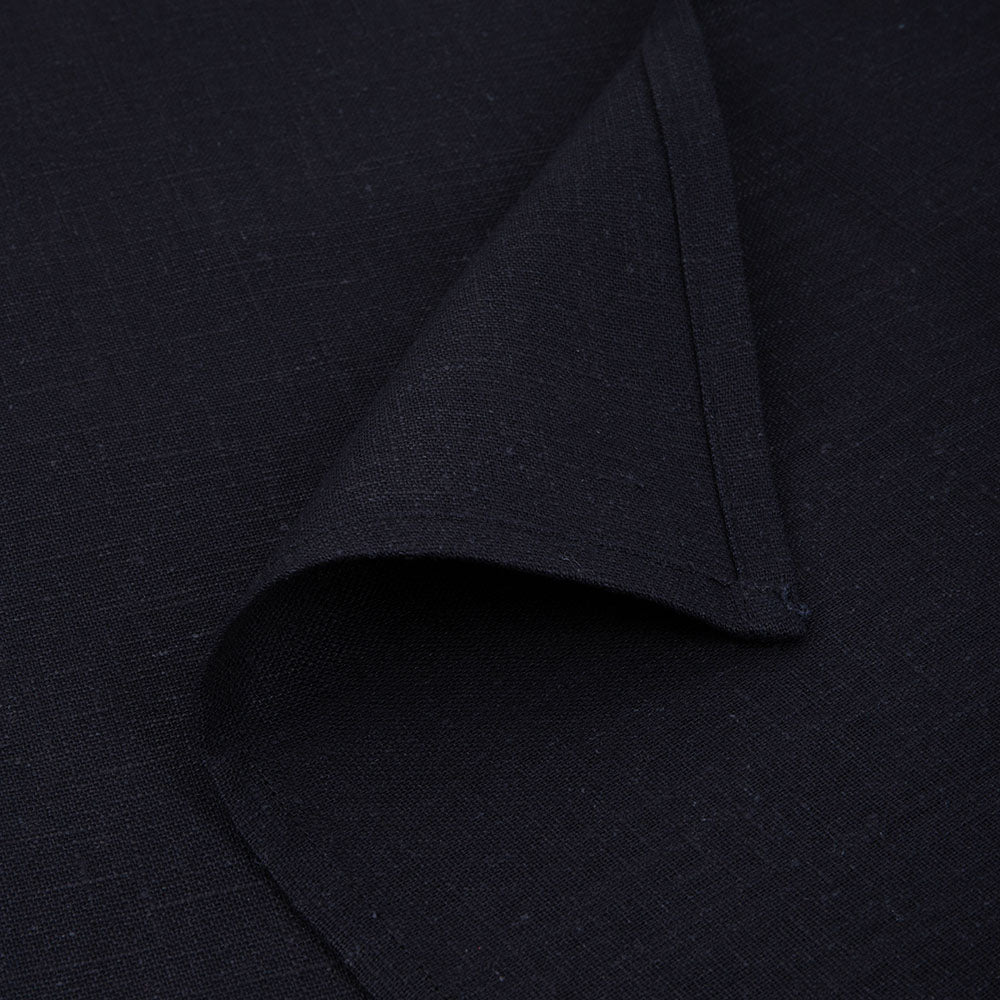 Atelier Lout | Linen crib sheets black