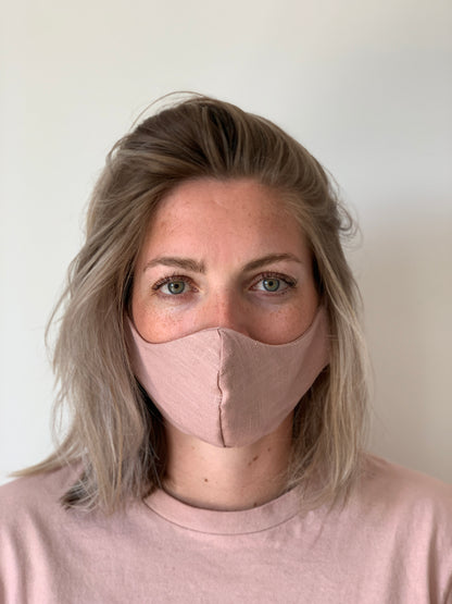 Atelier Lout | face mask linen rose