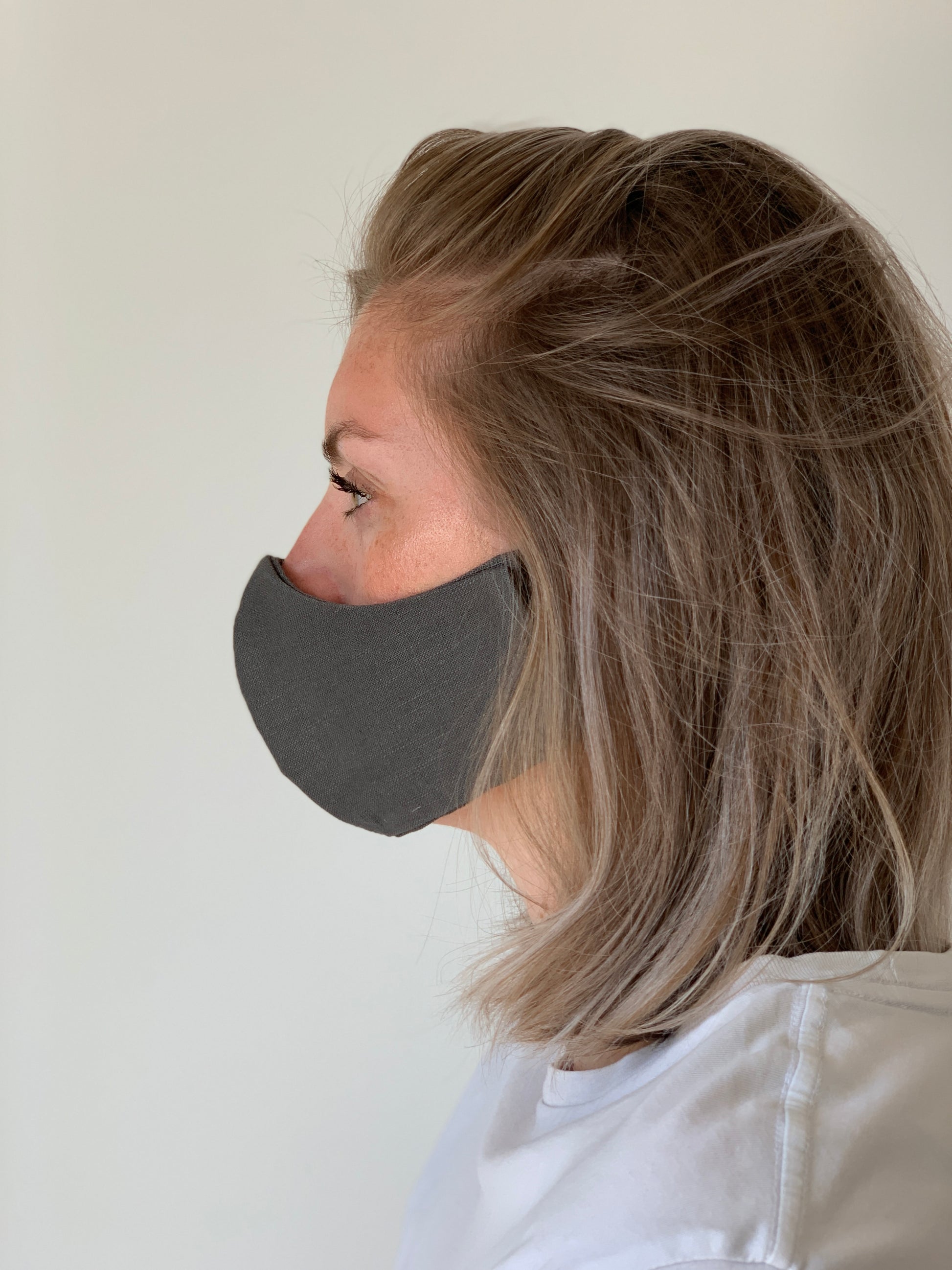 Atelier Lout | face mask linen grey
