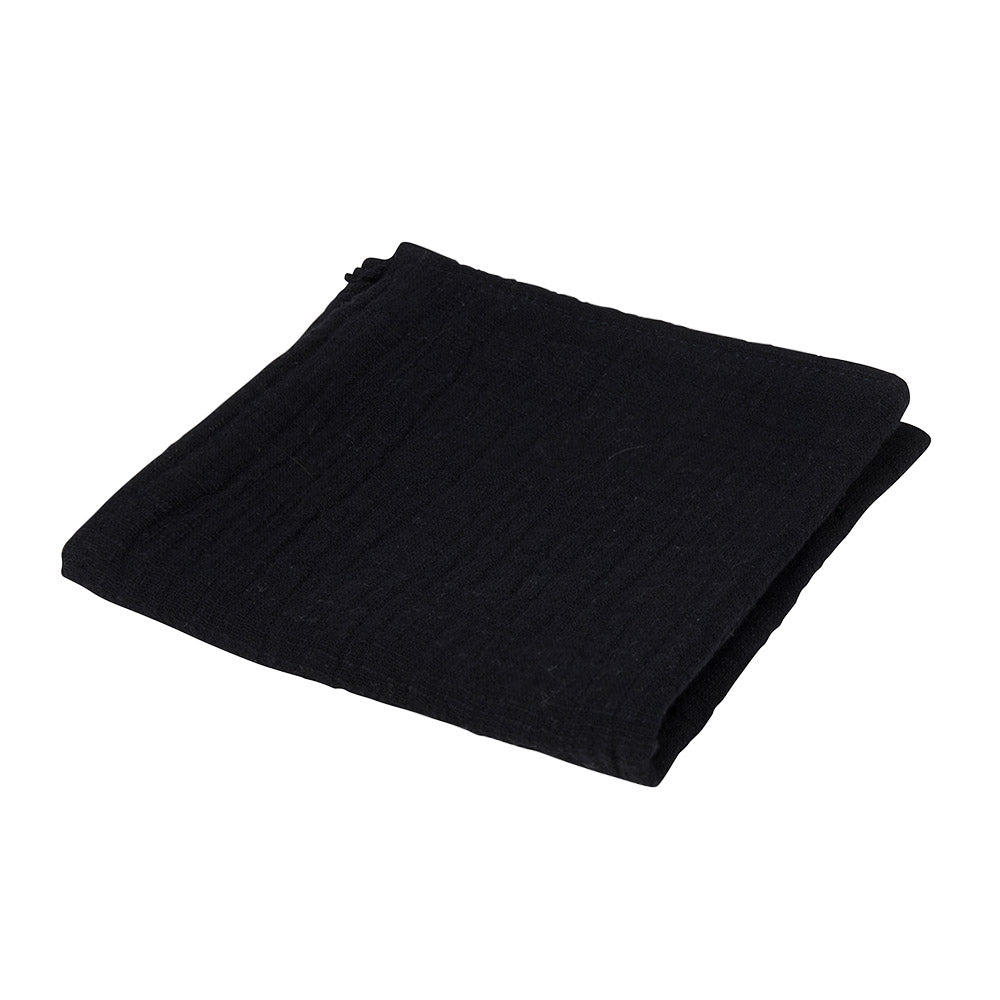 Atelier Lout | baby muslin square black
